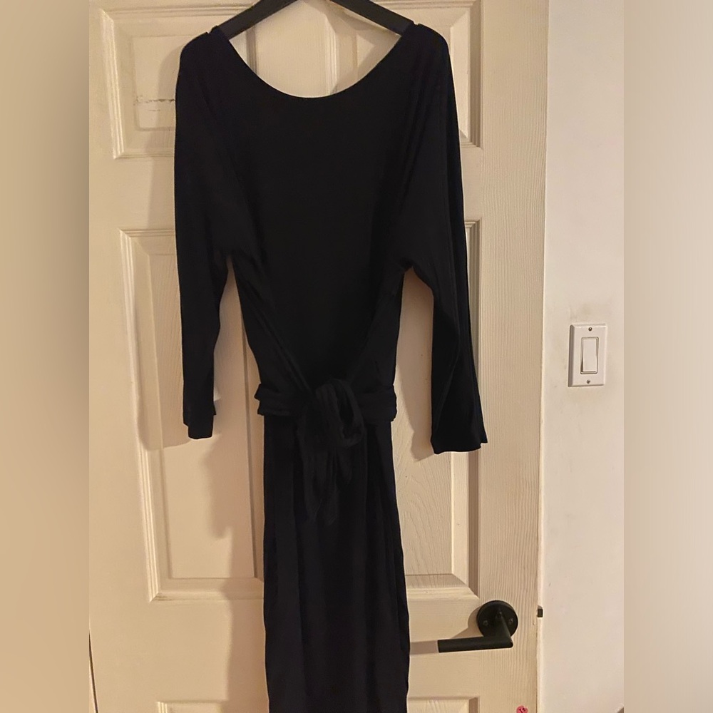 Aritzia/Babaton Black Tie Dress